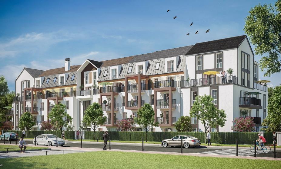 Pose de la 1e pierre de la résidence Bienville à Maurepas (78) Hauts